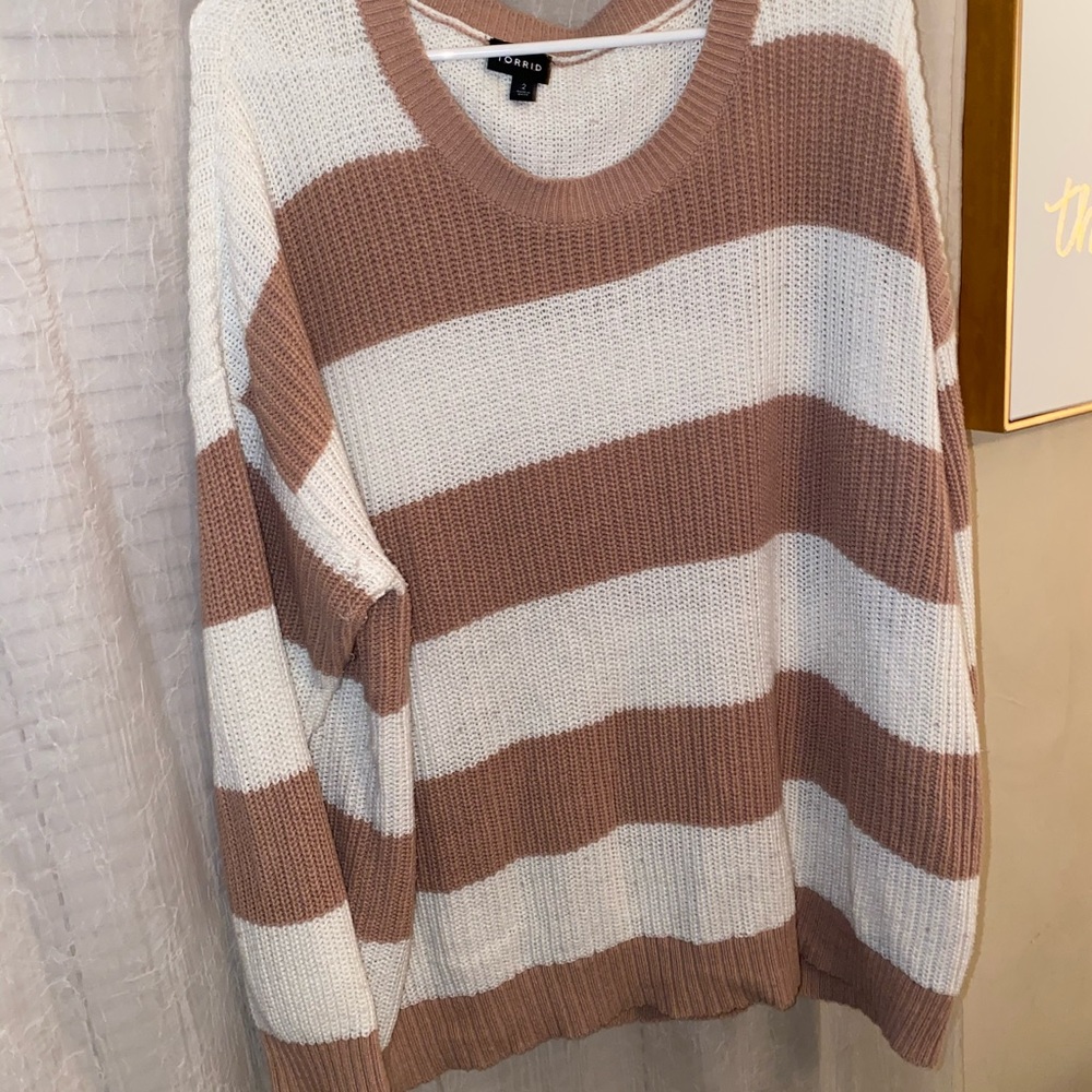 Torrid stripped sweater